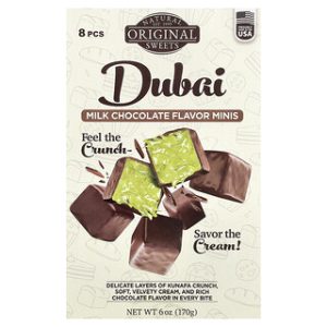 שוקולד דובאי מיני-מארז 8 יח׳ - Original Natural Sweets