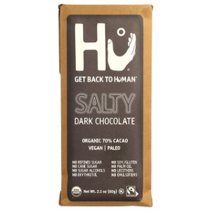 שוקולד מריר HU Salty - חטיף 60 גרם טעים ובריא