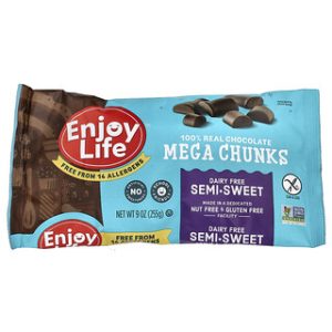 שוקולד צ'אנקס Enjoy Life - מריר 100% - 255 גרם