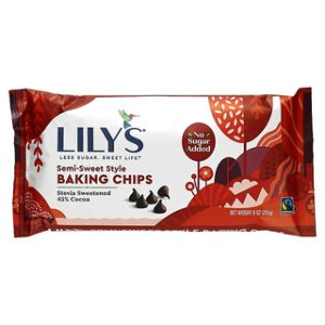 שוקולד צ'יפס ללא סוכר Lily's Sweets - 255 גרם