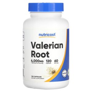 שורש ולריאן Nutricost - 240 גרם - שינה טובה יותר