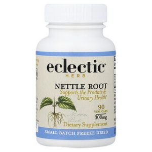 שורש סרפד אורגני - כמוסות 300 מ"ג , Eclectic Herb