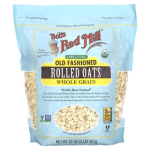 שיבולת שועל אורגנית מיושנת - Bobs Red Mill - 907 גרם