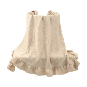 שמיכת טטרה מוסלין אורגנית לתינוק - צעיף כותנה