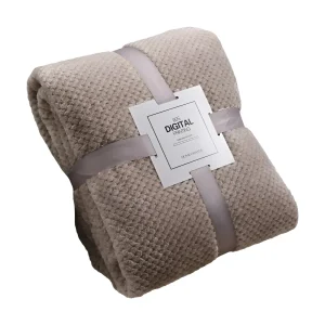 שמיכת תינוק פליס רכה - לעיטוף, עגלה ומתנה