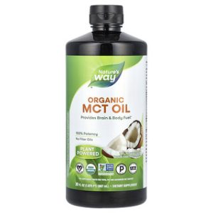 שמן MCT אורגני Natures Way - 887 מ"ל - בריאות טבעית