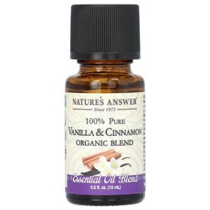 שמן אתרי אורגני וניל וקינמון - Natures Answer