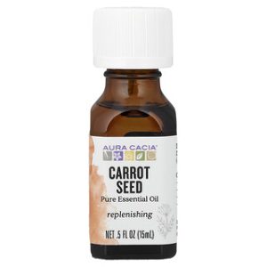 שמן אתרי זרעי גזר אורגני Aura Cacia - 15 מ"ל