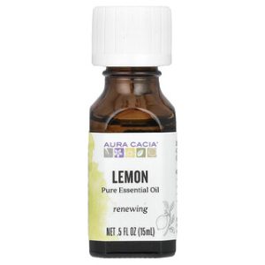 שמן אתרי לימון טהור Aura Cacia - 15 מ"ל