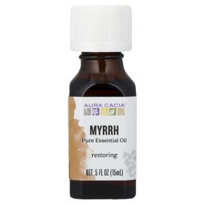 שמן אתרי מור טהור Aura Cacia - 15 מ"ל