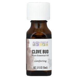 שמן אתרי ציפורן טהור Aura Cacia - 15 מ"ל