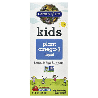 שמן דגים Kids Plant Omega-3 - בטעם תות - Garden of Life