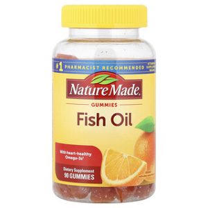 שמן דגים Nature Made - גומי בטעם תפוז - 90 יחידות