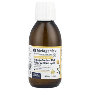 שמן דגים אומגה 3 - OmegaGenics® לימון 150 מ"ל