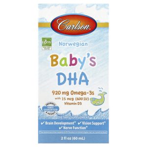 שמן דגים לתינוקות Babys DHA - Carlson 60 מ"ל