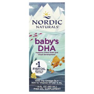 שמן דגים לתינוקות DHA , Nordic Naturals 60ml