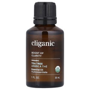 שמן עץ התה אורגני Cliganic - 30 מ"ל לטיפול טבעי