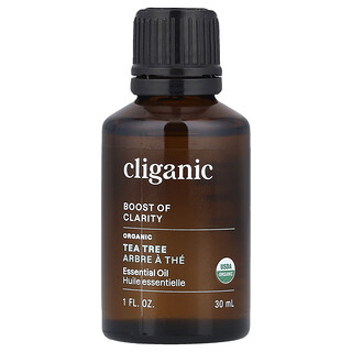 שמן עץ התה אורגני Cliganic - 30 מ"ל לטיפול טבעי