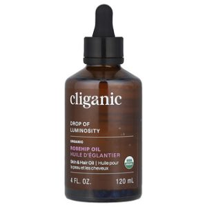 שמן רוז היפ אורגני Cliganic - 120 מ"ל - לעור בריא