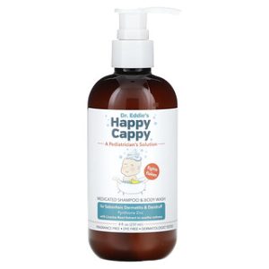 שמפו וסבון רחצה לתינוקות Happy Cappy - ללא ריח