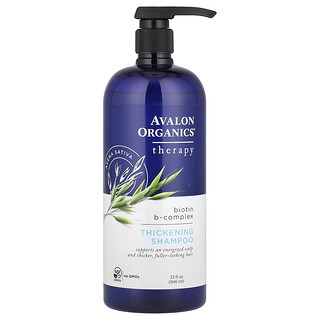 שמפו לעיבוי שיער ביוטין Avalon Organics - 946 מ"ל