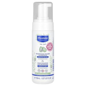 שמפו קצף לתינוקות Mustela - נגד גלוסקת הראש 150 מ"ל