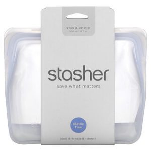 שקית סיליקון רב-פעמית Stasher 1.65 ליטר- אחסון מזון