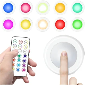 תאורת ארון אלחוטית נטענת-LED עם שלט RGB