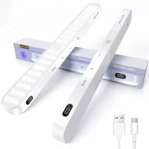 תאורת ארון עם חיישן תנועה - 60 LED נטענת