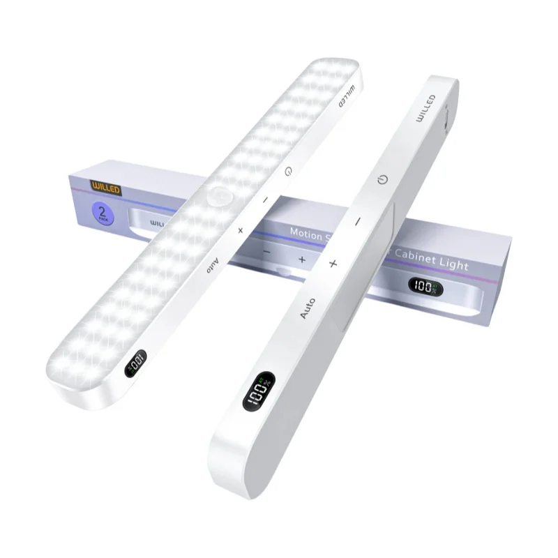 תאורת ארון עם חיישן תנועה - 60 LED נטענת