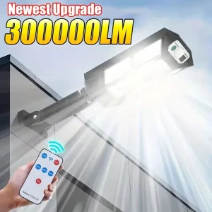 תאורת גן סולארית 30000LM - חיישן תנועה IP65