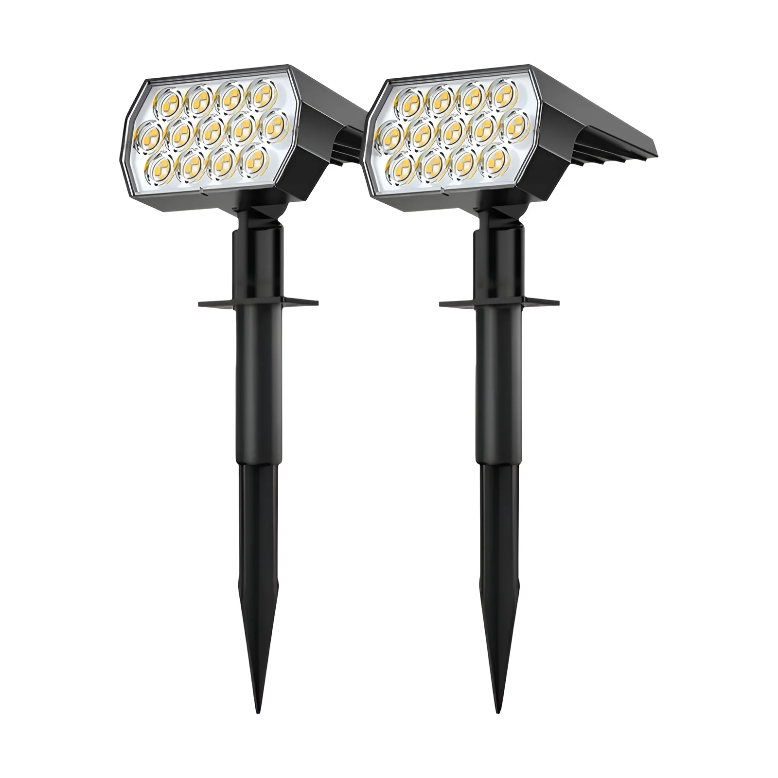 תאורת גן סולארית 52 LED - עמידה למים - גינה, חצר