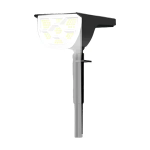 תאורת גן סולארית LED 2-ב-1 לחצר - 3 מצבים