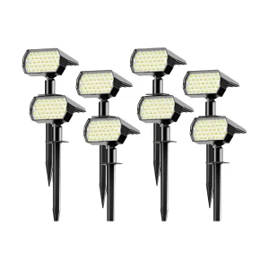 תאורת גן סולארית LED - 3 צבעים - עמיד למים