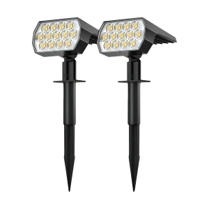 תאורת גן סולארית LED - 52 לד - עמידה במים