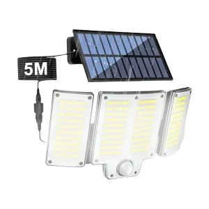 תאורת גן סולארית LED - חיישן תנועה ואלחוטי