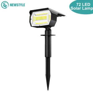 תאורת גן סולארית LED - עמידה למים - 3 מצבים