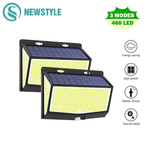 תאורת גן סולארית LED - עמידה למים - 3 מצבים