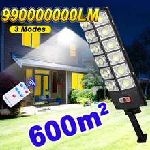 תאורת גן סולארית חזקה במיוחד - 990LM 720 LED