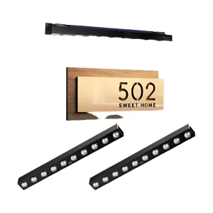 תאורת קיר סולארית LED - גן, מרפסת, חצר - עמיד למים