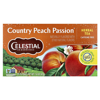 תה Country Peach Passion® ללא קפאין - 20 שקיות