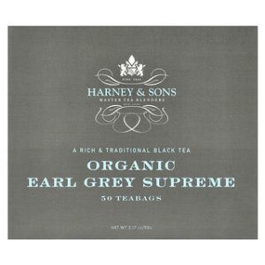 תה אורגני ארל גריי סופרים - Harney & Sons - 50 שקיקים