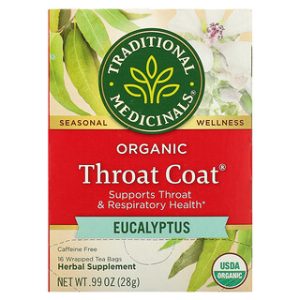 תה חליטת גרון אורגני Eucalyptus - Traditional Medicinals