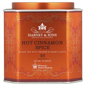 תה חם קינמון - Harney & Sons - 30 שקיקים - 75 גרם