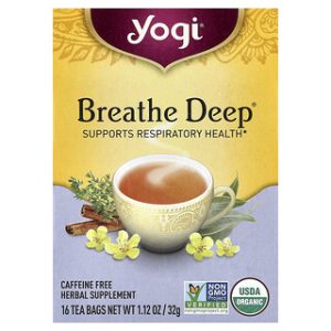 תה יוגי - Breathe Deep® נטול קפאין - 16 שקיקים