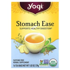 תה יוגי - Stomach Ease ללא קפאין - 16 שקיות חליטה
