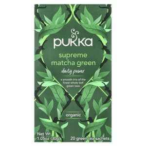 תה ירוק אורגני Pukka - Supreme Matcha Green - 20 שקיקים