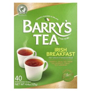תה ירוק באריזת תיונים - Barrys Irish Breakfast