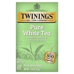 תה לבן טהור Twinings - 20 שקיות תה - 30 גרם