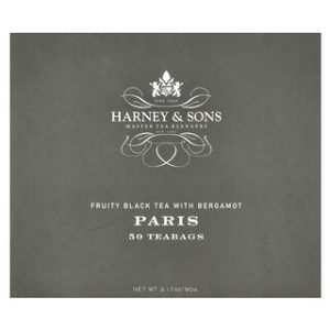 תה פירותי שחור פריז - Harney & Sons - 50 שקיקים